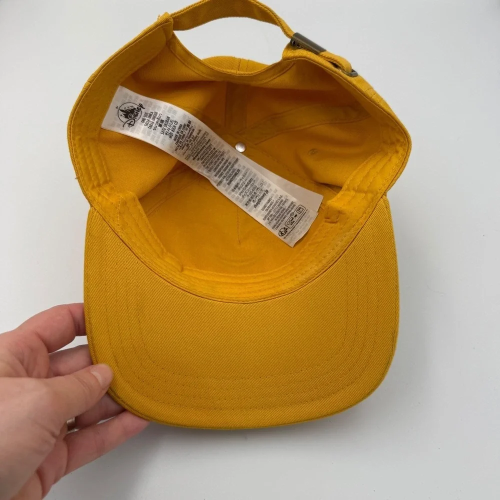 Disney Parks Yellow Wish Sun Heart Face Character Baseball Cap Hat Adjustable